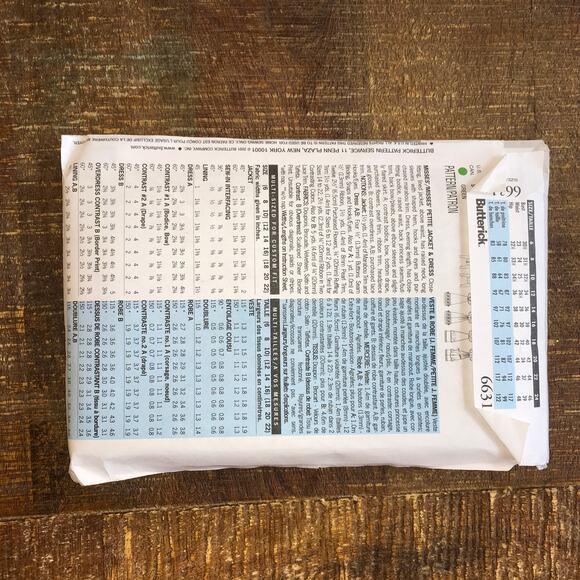 Butterick Sewing Pattern 6631 Bridgerton Regency Ball Jacket Gown 6-10 UNCUT - Picture 2 of 3